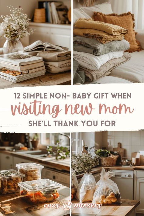 Discover the perfect non-baby gifts that any new mom will appreciate! From pampering essentials to things she really needs, find the ideal way to show you care. Perfect for those looking to give something special and thoughtful. #GiftsForFirstTimeMoms #ThoughtfulGiving Gift New Mom, New Parent Gift Ideas, First Time Mom Gift Ideas, Presents For New Moms, Gifts For Mom After Baby Is Born, New Mother Gifts, Best Gifts For New Moms, Gift For New Mom After Birth, Gift Ideas New Mom