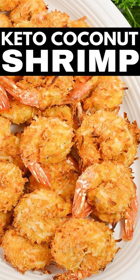 Keto Soul Food, Dinner Recipes Shrimp, Keto Coconut Shrimp, Shrimp Keto, Stylish Cravings, Melting Potatoes, Keto Shrimp Recipes, Coconut Shrimp Recipes, Keto Dishes