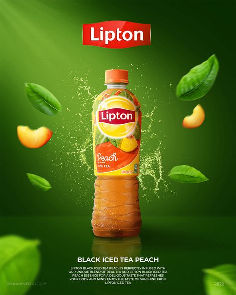 Foods Ads Creative, Graphic Designer Poster Advertising, Graphic Design For Social Media, Commercial Product Poster, Tea Advertising Design, Drink Poster Design Ideas, Social Media Product Post, Product Ads Design, Tea Poster Design