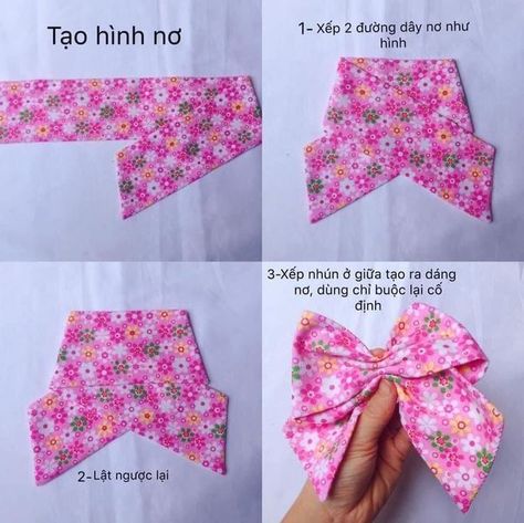 Sewing Studio Hair Videos Tutorials Easy, Hair Bows Diy Ribbon, Learn Sewing, Pola Topi, Diy Hair Scrunchies, Diy Hair Accessories Ribbon, Buat Pita, Homemade Bows, Make A Bow