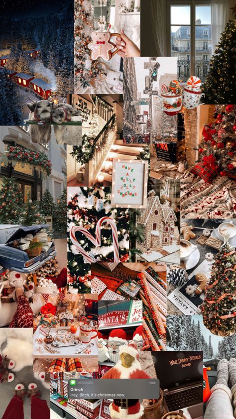 December Aesthetic Collage, December Collage Wallpaper, December Collage, Christmas Number 1, Aesthetic December, Christmas Lockscreen, Collage Moodboard, Xmas Wallpaper, Christmas Wallpaper Backgrounds