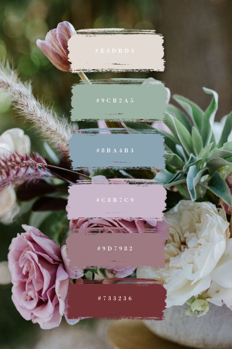 Room Decorations, Săpunuri Handmade, Color Schemes Colour Palettes, Dusty Rose Wedding, Wedding Theme Colors, Color Palette Design, Colour Pallette, Wedding Color Palette, Colour Pallete