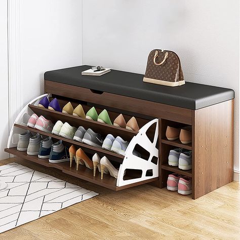 Shoe Rack Cabinet Design, Shoes Racks, Vstupná Hala, Shoe Storage Bench, Desain Furnitur Modern, Wardrobe Interior Design, Entryway Shoe, تصميم للمنزل العصري, Hemma Diy