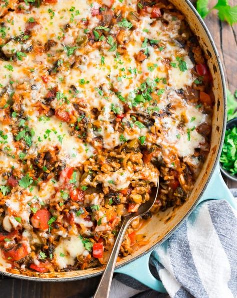 Stuffed Pepper Casserole | Well Plated by Erin | Bloglovin’ Unstuffed Peppers, Pepper Casserole, Well Plated, Healthy One Pot Meals, Easy Stuffed Peppers, Stuffed Pepper Casserole, Ground Beef Casserole Recipes, Stuffed Peppers Healthy, Stuffed Pepper