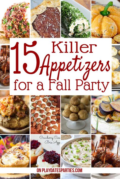 Fall Fest Appetizers, Appetizers For Crowd, Horderves Appetizers, Fall Appetizers Easy, Football Foods, Tailgate Recipes, Fall Party Food, Harvest Fest, Fall Appetizers