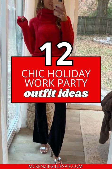 Get ready for your office celebration with our guide to Work Christmas Party Outfits that are both trendy and chic. Explore a variety of options, from a Casual Work Christmas Party Outfit to elegant ensembles. Find the perfect look for your Christmas Party Work event and stand out with confidence and style. Winter Work Party Outfit Classy, Professional Holiday Party Outfit, Holiday Pants Outfits, Work Christmas Dinner Outfit, Casual Work Christmas Party Outfit, Work Christmas Party Outfit Classy, Work Cocktail Party Outfit, Corporate Holiday Party Outfit, Work Christmas Party Outfits