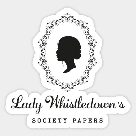 Bridgerton Lady Whistledown, Tv Show Logos, Books Stickers, Lady Whistledown, Bookmarks For Books, App Pictures, Kindle Case, Anime Baby, Samsung Note