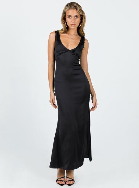 Black Wedding Guest Dresses, Stylish Midi Dress, Vegas Dresses, Black Satin Dress, New Years Eve Dresses, Black Dress Formal, Dress Slim, Midi Dress Black, Stil Inspiration