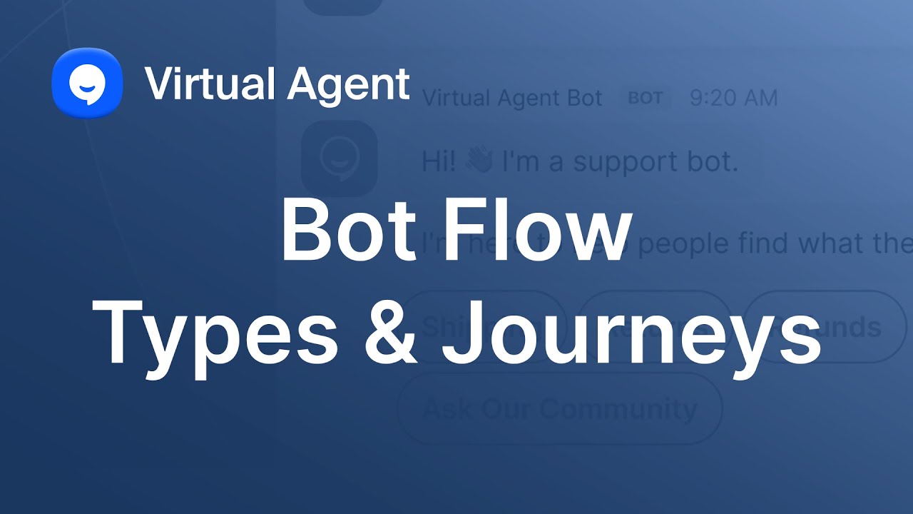 Zoom Virtual Agent Bot Flow Types & Journeys