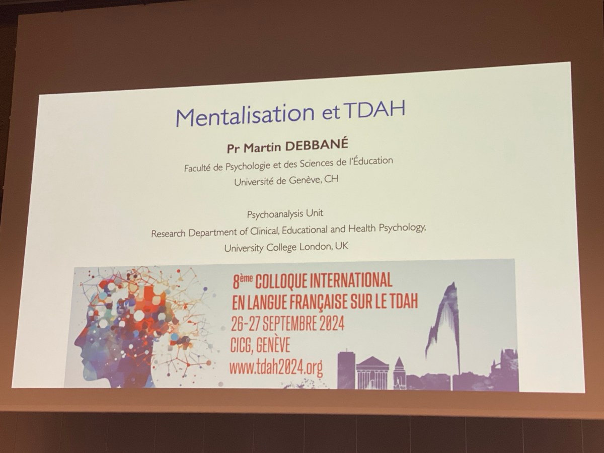 Mentalisation et TDAH (Michel Debbané) [en]