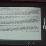 Reading in max zoom (landscape)