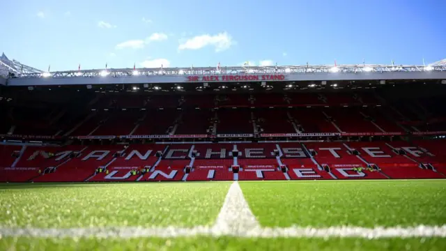 A general view inside Old Trafford