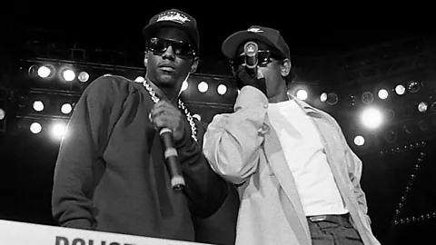 Rappers MC Ren and Eazy-E from NWA (Credit: Getty Images)