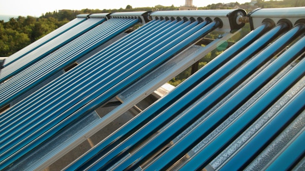 A solar water heating system