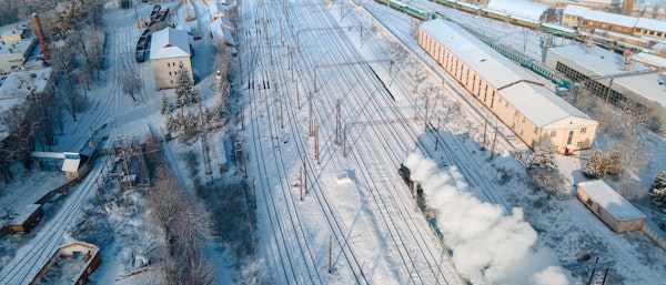 Russias War On Ukraine Topic Page Cover An Empty Train Station In Lviv Urkaine