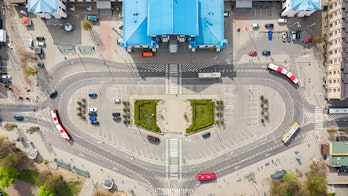 Aerial View Of Vilnius Lithuania