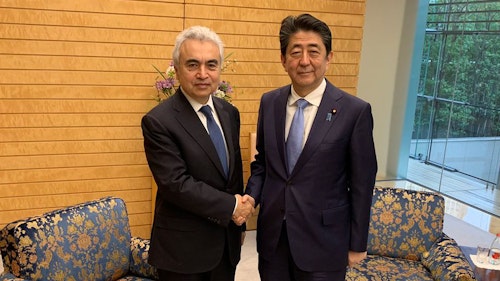 Dr Fatih Birol Meets With Japanese Prime Minister