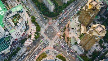 Aerial View Of Seoul South Korea