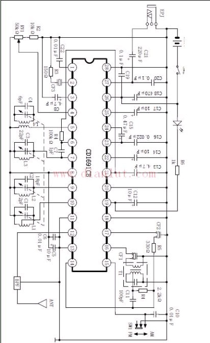 CD1691CB应用电路