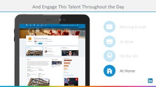 Morning E-mail
On the Go
And	Engage	This	Talent	Throughout	the	Day
At Home
At Work
 
