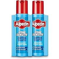 Alpecin Hybrid Coffein-Shampoo - 2 x 250 ml - Haarshampoo für Männer bei trockener, juckender Kopfhaut und Schuppen – gegen e