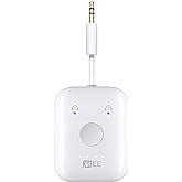 MEE audio Connect Air in-Flight Bluetooth Wireless Audio Transmitter Adapter for up to 2 AirPods / Other Headphones; Works wi