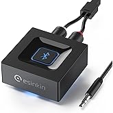 esinkin Wireless Audio Receiver for Music Streaming Sound System Works with Smart Phones, Tablets and Car, Wireless Adapter f