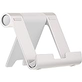 Amazon Basics Multi-Angle Portable Stand for iPad Tablet, E-reader and Phone - Silver