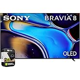 Sony K77XR80 BRAVIA 8 77 inch 4K HDR Smart OLED TV 2024 Bundle with 2 YR CPS Enhanced Protection Pack