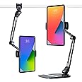 Twelve South HoverBar Duo for iPad / iPad Pro/Tablets | Adjustable Arm with Weighted Base and Surface Clamp Attachments for M