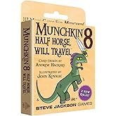 Munchkin 8 – Half Horse, Will Travel Card Game (Expansion), 112-Card Expansion, Adults, Kids, & Family, Fantasy Adventure RPG