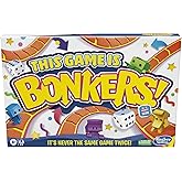 Hasbro Gaming This Game is Bonkers Board Game, Fresh Update of Classic Family Board Game, Wacky and Fun Board Games for Kids 