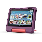 New Amazon Fire HD 8 Kids tablet, ages 3-7 | 3GB memory, ad-free content with parental controls included, 13-hr battery, 32GB