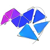 Nanoleaf Rhythm Edition WiFi Smart RGB 16M+ Color LED Dimmable Gaming and Home Decor Wall Lights Starter Kit (9 Panels)