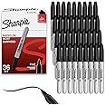 Sharpie Permanent Markers Bulk Set, Fine Tip Markers Set, Markers For Plastic, Metal, Wood, And More, Black, 36 Count