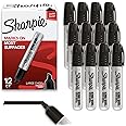 Sharpie King Size Permanent Markers Chisel Tip Markers for Work & Industrial Use, 12 Count