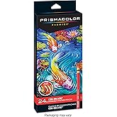 Prismacolor Col-Erase Erasable Colored Pencils, Adult Coloring, 24 Pack