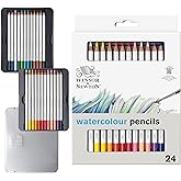 Winsor & Newton Studio Collection Artist Pencils, Watercolor Pencils, Set of 24