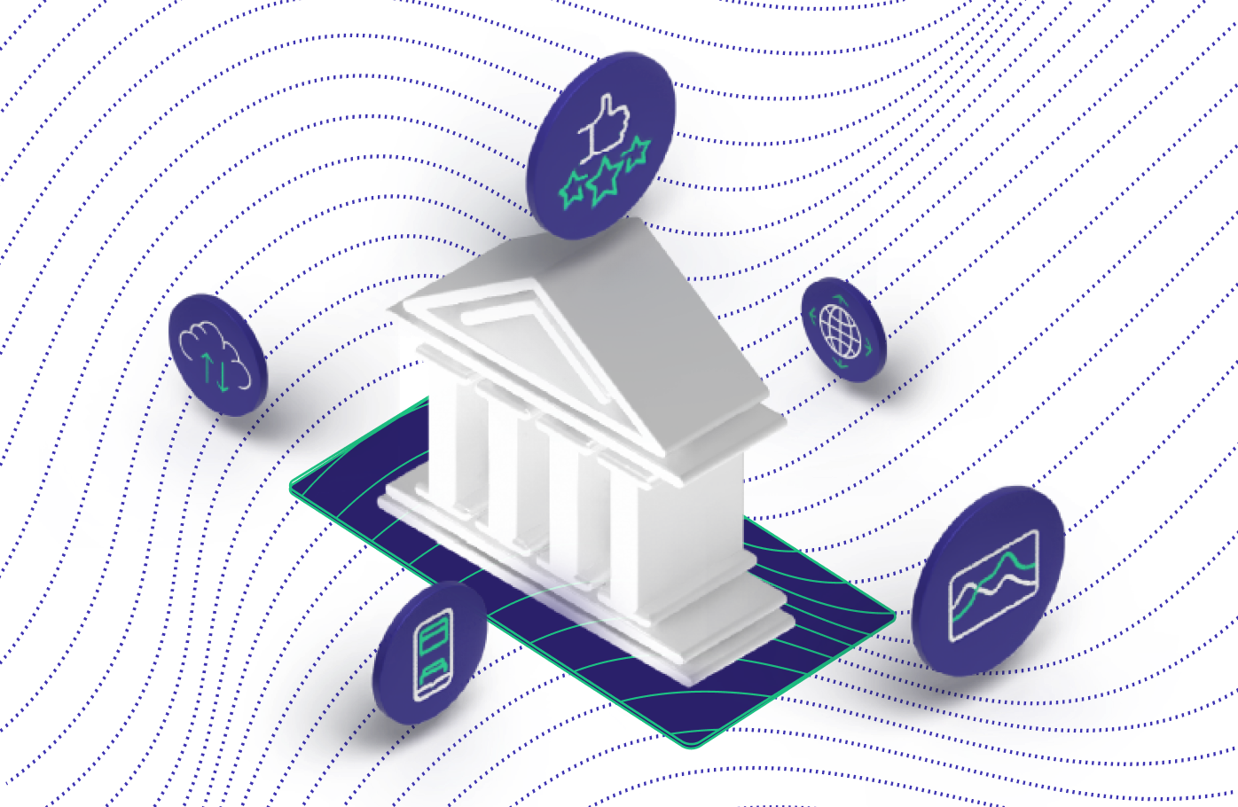 Financial institution graphic