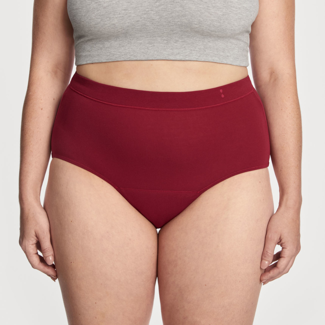 Thinx - TFA - Everyday Comfort Hi-Waist - Rhubarb - Front