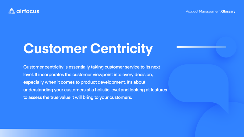 Customer Centricity