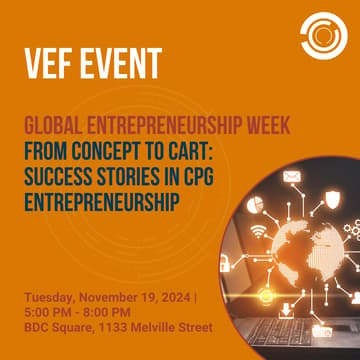 Cover Image for Global Entrepreneurship Week: From Concept to Cart: Success Stories in CPG Entrepreneurship