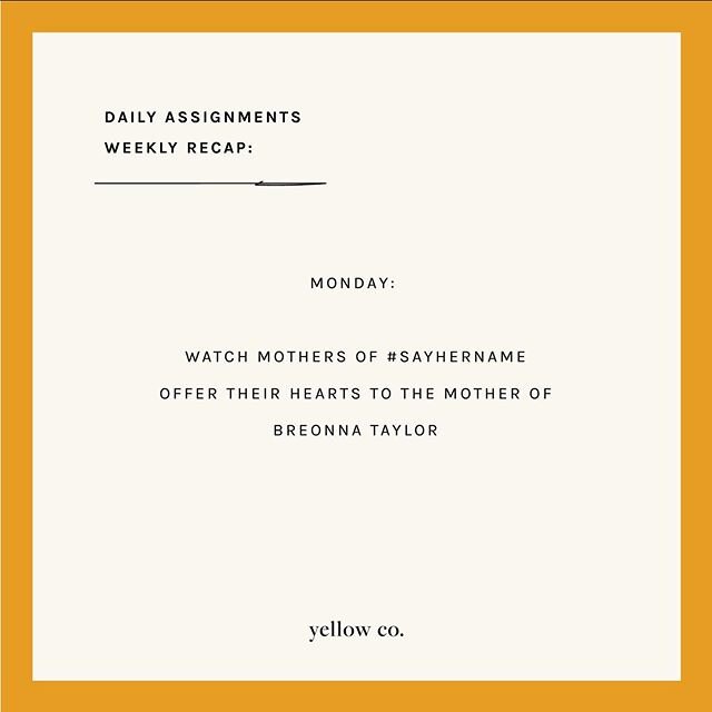 Weekly Recap: Every weekday we're giving you one thing you can do to learn, take action and fight for black lives. 🖤 This week we focused on empathy.
.
All this is doing is pointing to  those who have been doing the work for years.
.
For direct link