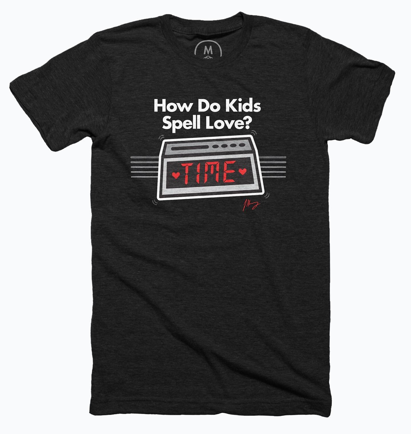 Super proud of this new t-shirt I designed with and for @jasonhennessey that wakes parents (like me) up to the time we have with our kids and how it&rsquo;s a way to demonstrate love to them. 

https://cottonbureau.com/p/8H9ZS3/shirt/how-do-kids-spel