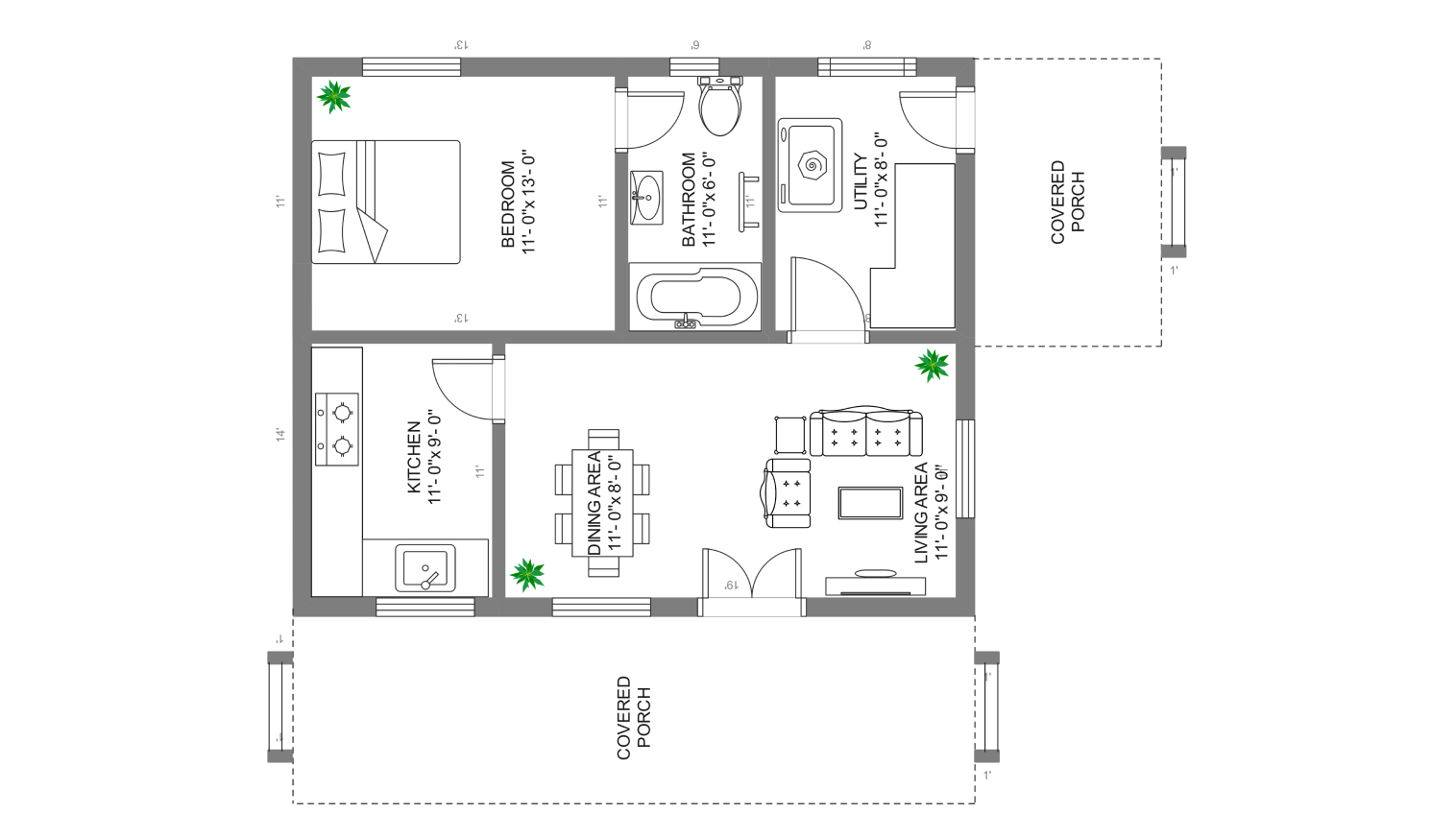 A Frame House Plan