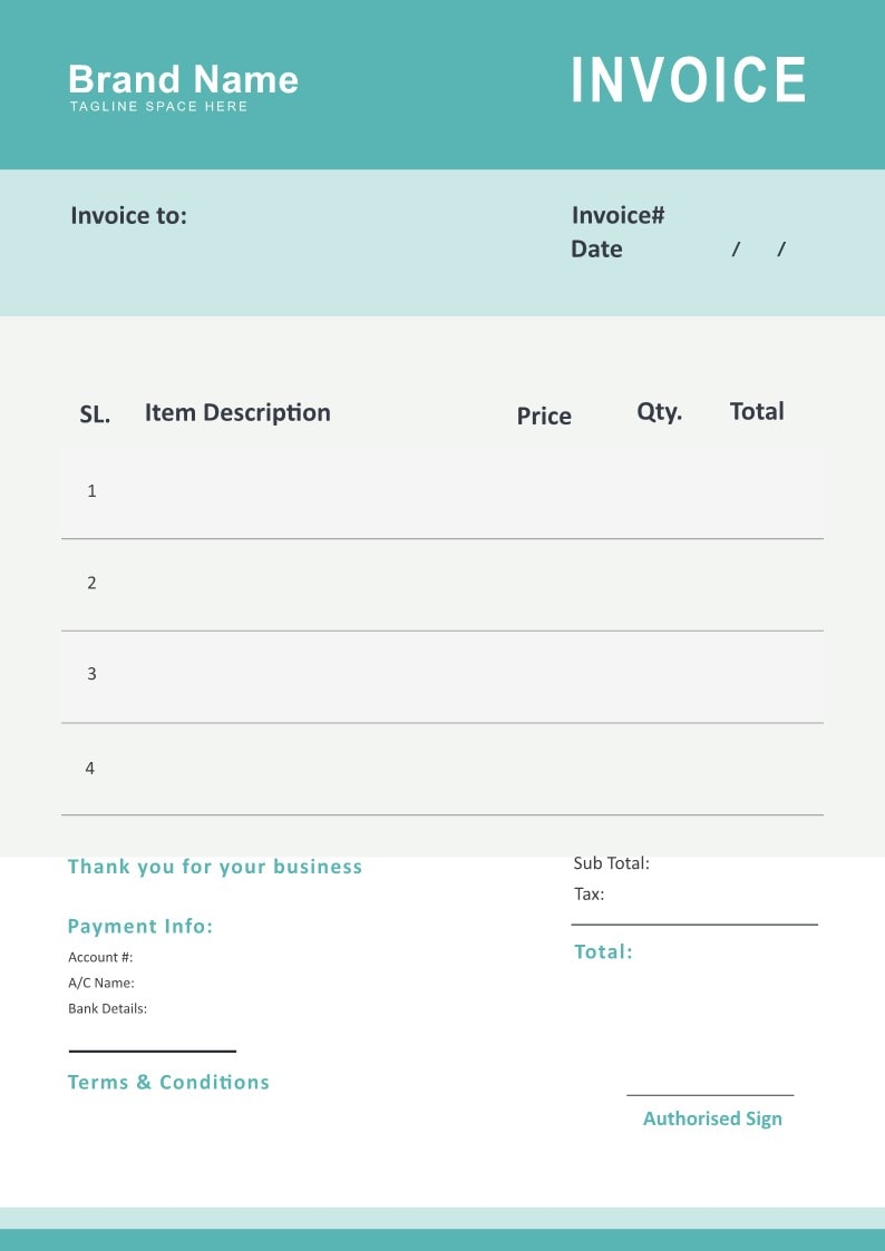 freelancer invoice templates