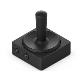 Angled view of Microsoft Adaptive Joystick Button.