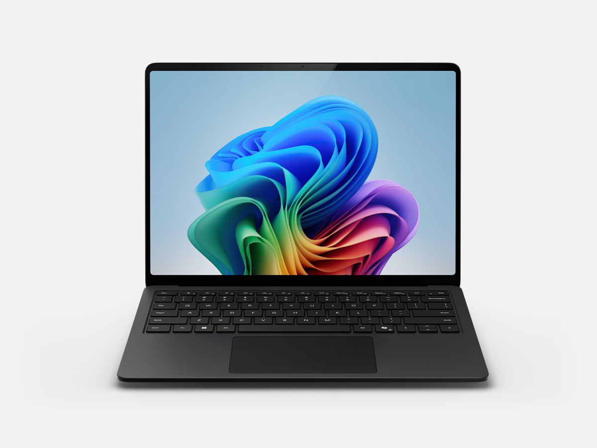 A front view of Surface Laptop in the color Black.