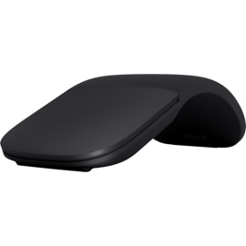 Microsoft Arc Mouse - Nero - Vista angolare arcuata