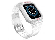 Accesorii Wearables/H1,Husa OEM Armored pentru Apple Watch 41mm / 40mm / 38mm Series, Alba-GSMnet.ro-grid